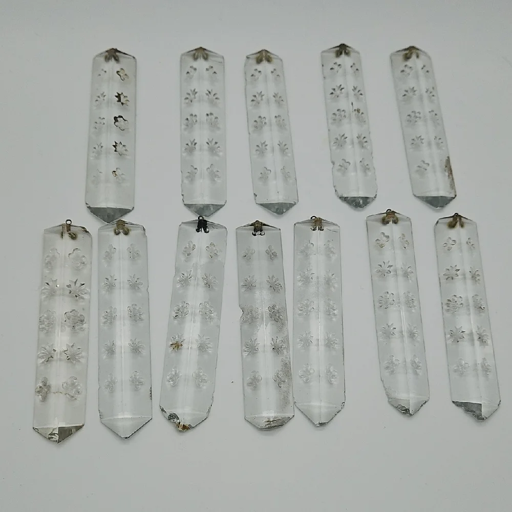 Clear Glass Crystal Prism Set